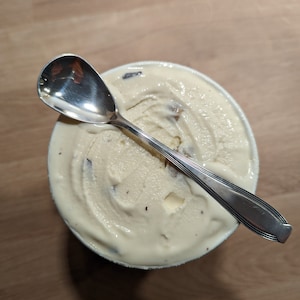 2 antique ice cream spoons, silver plated, rare spoons for ice cream, gilded shovel