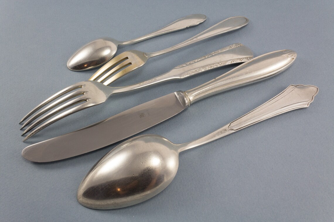 WMF cutlery set mix and match silver plated knife fork Etsy