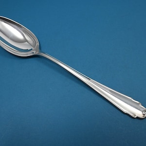 Large Art Nouveau vegetable spoon, Bruckmann