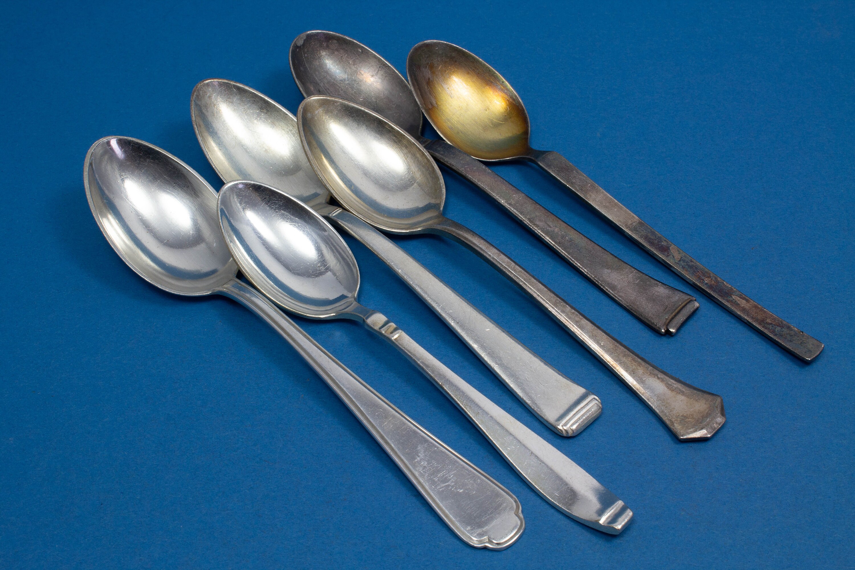 シルバー Silver ティースプーン 6本セット 汚れあビあり シルバー