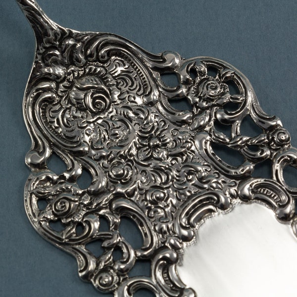 Rose cake server in 835 silver 