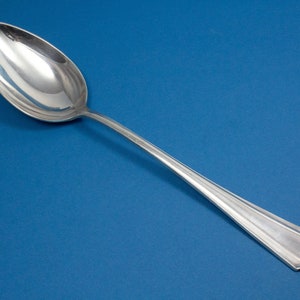 Large vegetable spoon, Art Nouveau