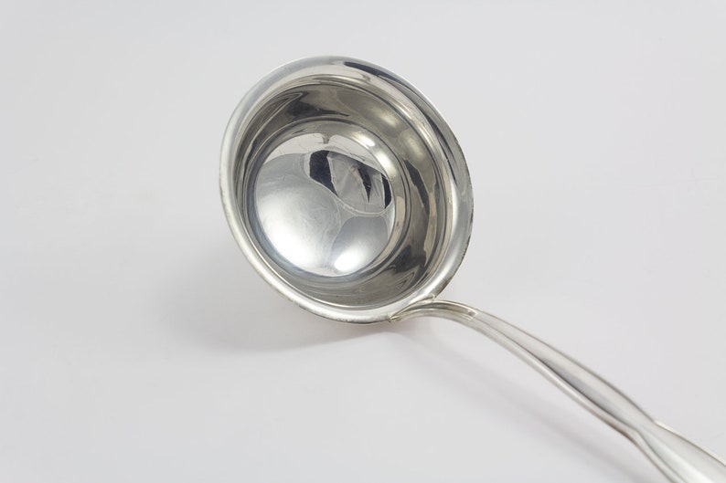 Art Nouveau trowel Koch and Bergfeld Noble silvered ladle
