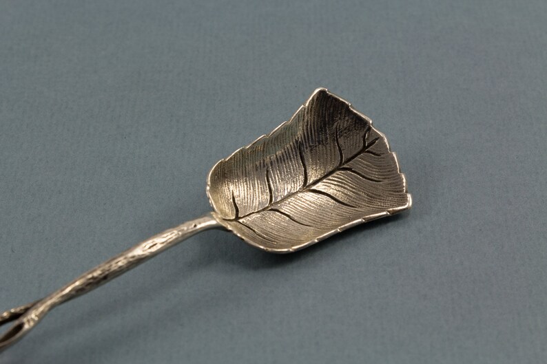 800 835 Hildesheim Rose silver Delicate candy tongs with fine sugar spoon