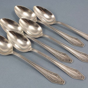 Teaspoon, spoon, argenta pearl pattern, silver-plated, silver-plated cutlery, coffee spoon