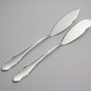 Cheese knife and butter knife, vintage cutlery set