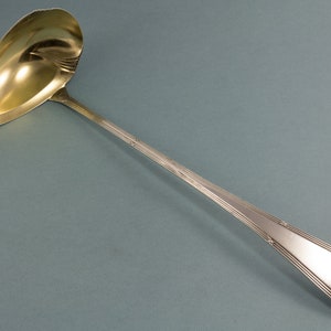 Large trowel, antique, Art Nouveau, silver plated, punch ladle, bowle trowel, ladle, 1910