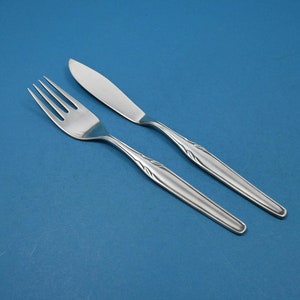 Silver-plated fish cutlery for one person, WMF 3500 Paris