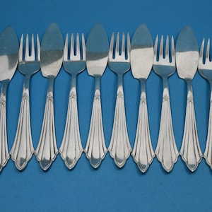 Fish cutlery for 6 people, WMF 900