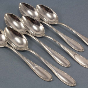 Beautiful silver tea spoons by BSF, 800 silver