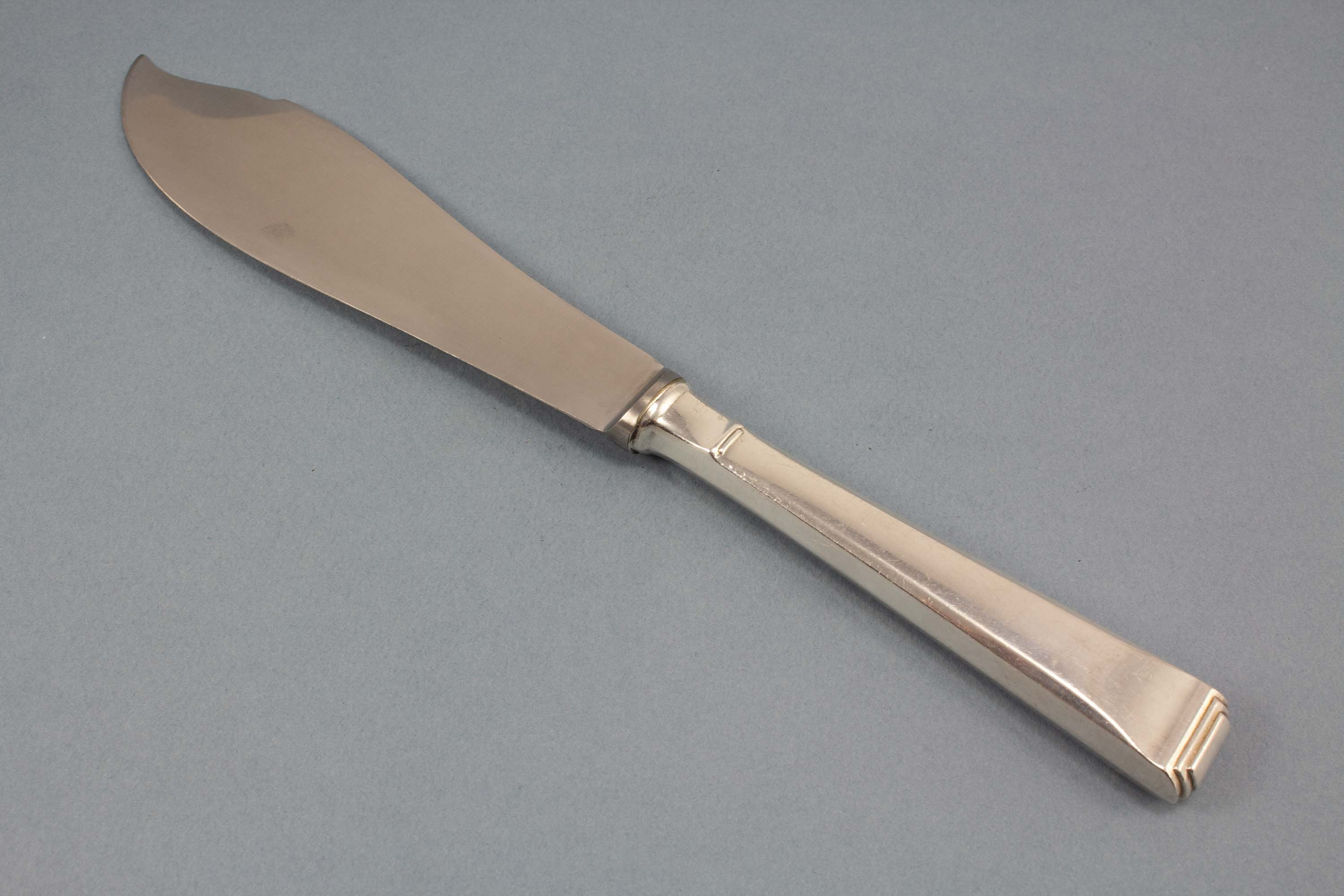 Beautiful silver plated cake cutting knife Art Deco knife Etsy