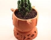 Medium Terracotta Ceramic Planter, Plant pot