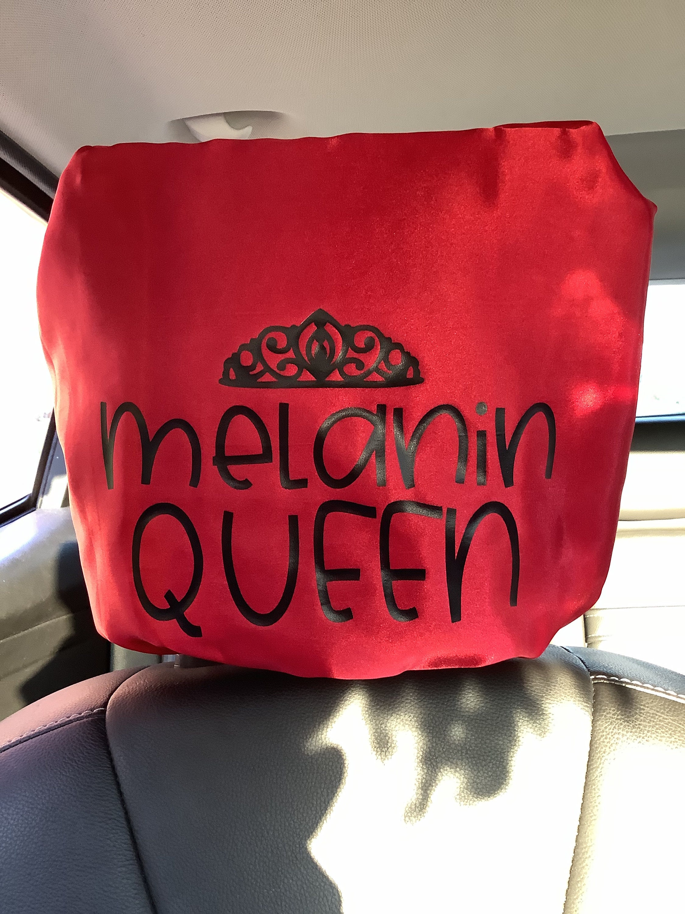 Satin Headrest Cover Set for Car Custom Headrest Cover Car Etsy