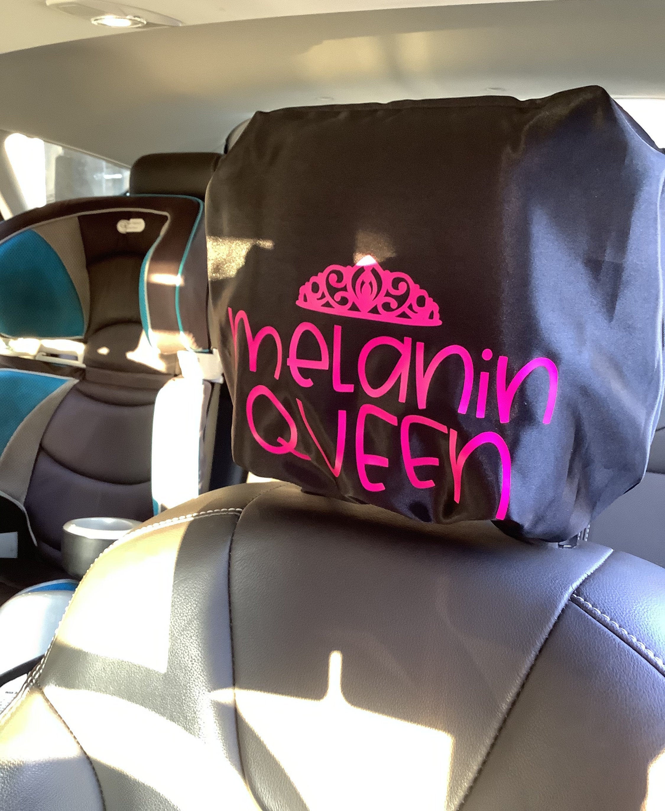 Satin Headrest Cover Set for Car Custom Headrest Cover Etsy