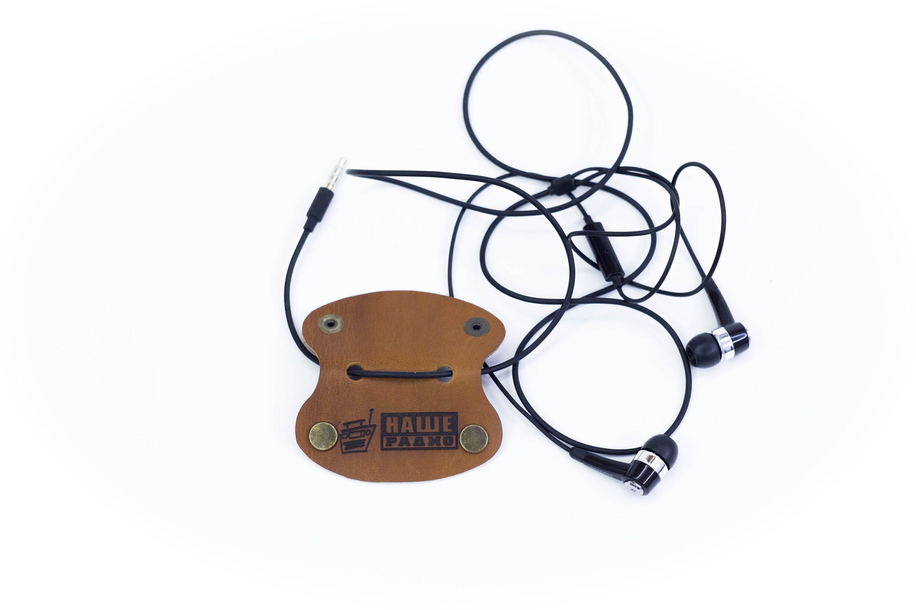 Holder Oval Headphones holder Leather accessory Template Etsy