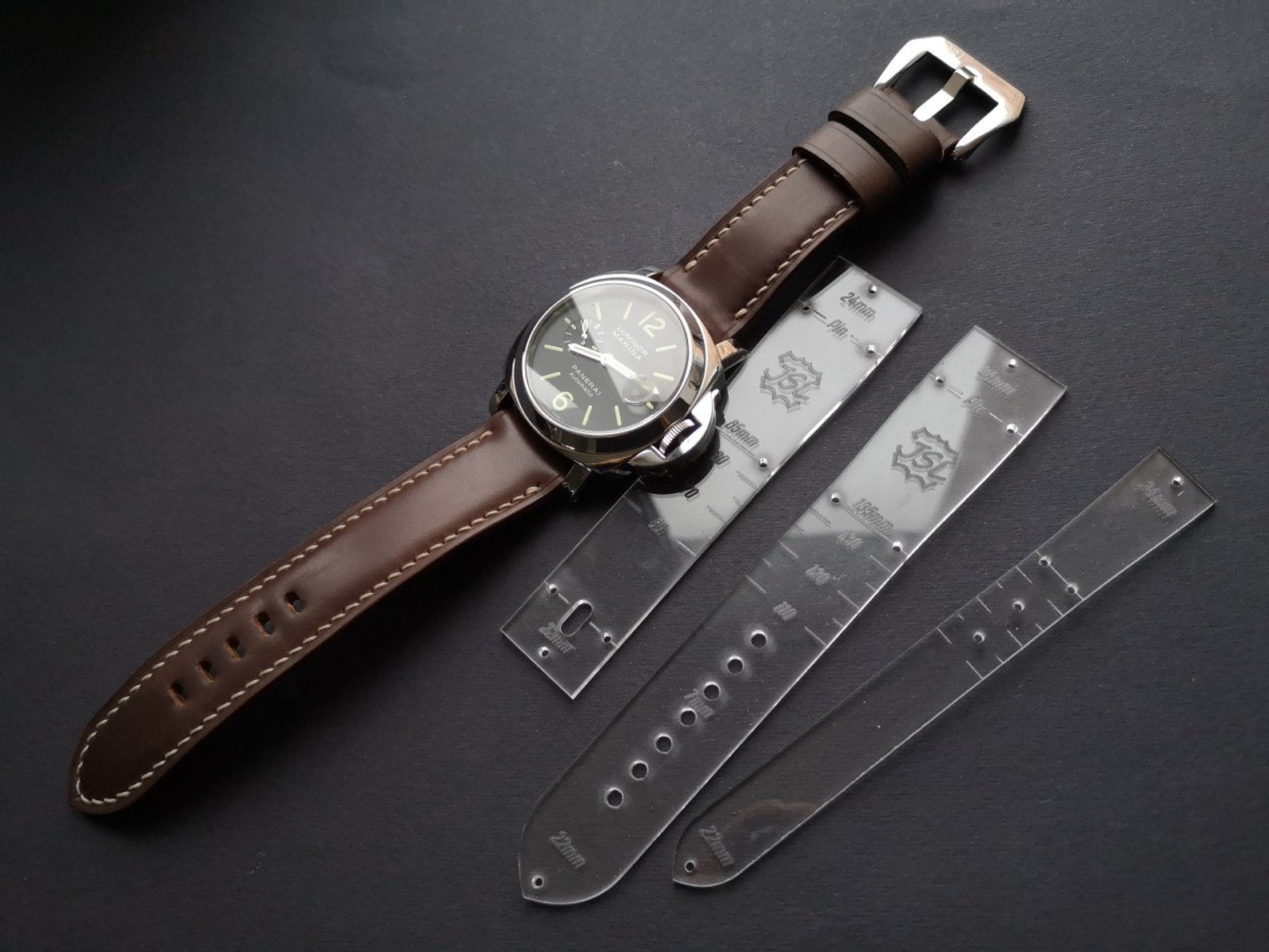 Professional watch strap acrylic templates Custom length | Etsy