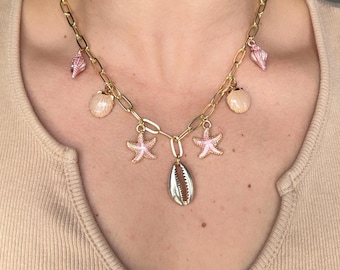 18” Gold Charm Chain Necklace