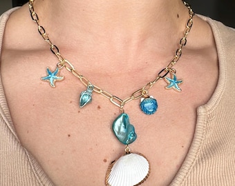 18” Gold Charm Chain Necklace
