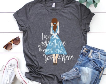 Adventure in the Great Wide Somewhere Belle Short-Sleeve Unisex T-Shirt