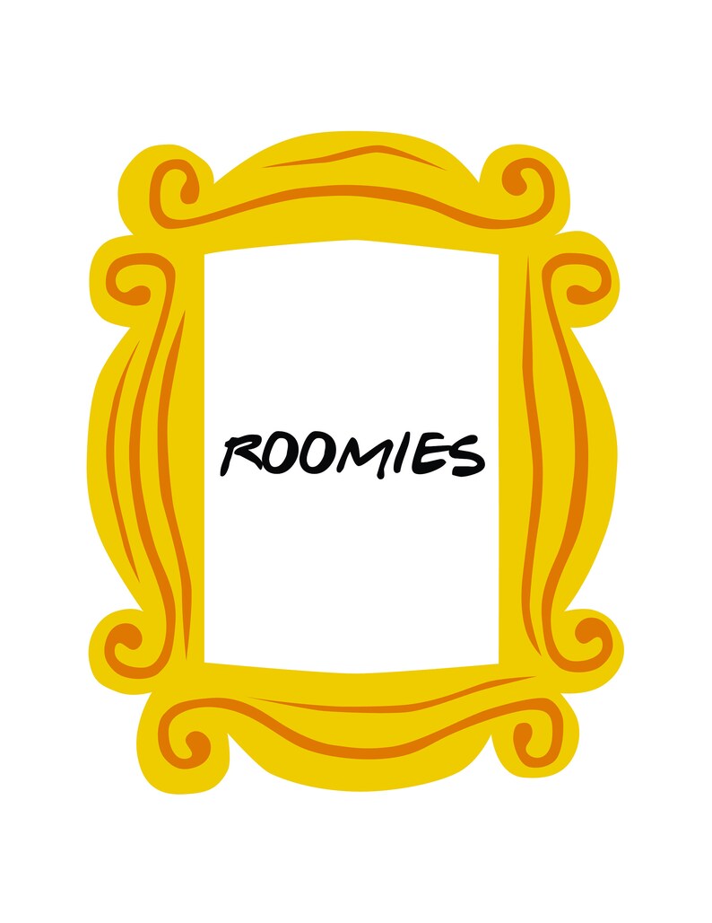 Buy Friends Peephole Frame Printable Wall Art Online in India - Etsy