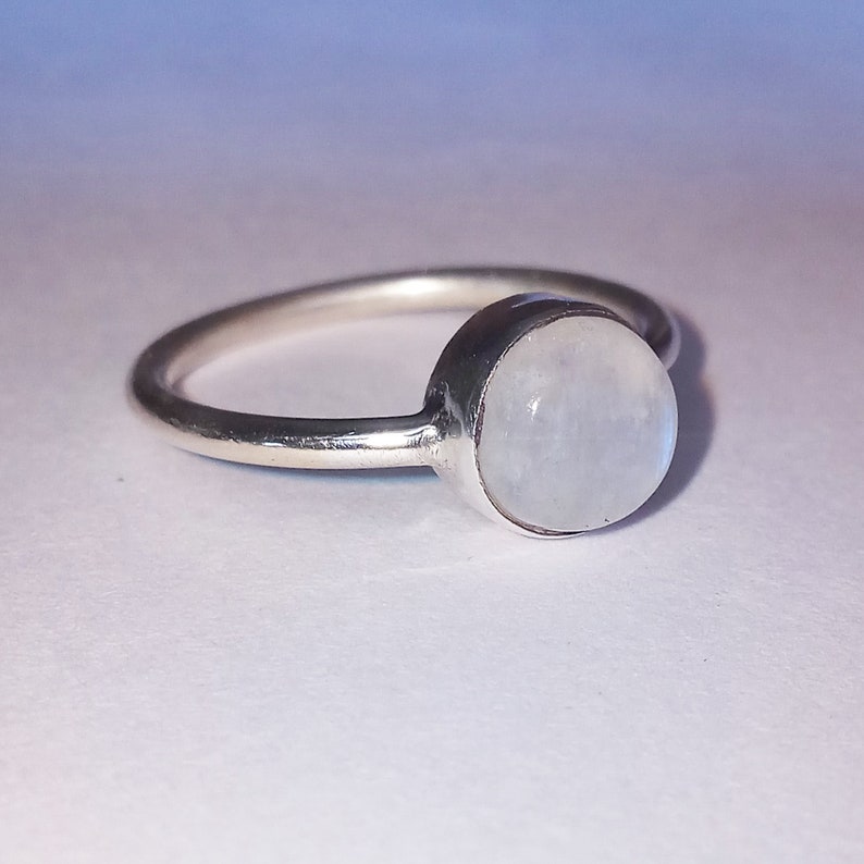 925 Sterling silver Ring Handmade Ring Moonstone Ring Rainbow Moonstone Ring Silver moonstone Ring