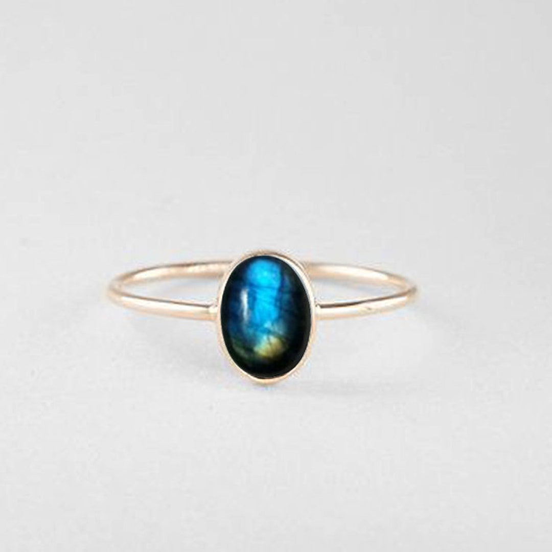 Labradorite Ring92.5% Sterling Silver Ring Labradorite - Etsy