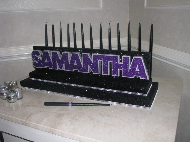 Candle Lighting Display for Sweet Sixteen Quinceanera /& Mitzvah Candle Lighting ceremony