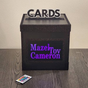 Gift Card Box with Remote Controlled LED light