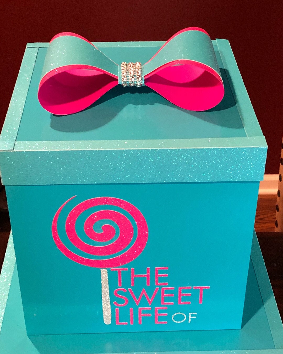 Gift Card Box Mitzvahs Sweet Sixteens Quinceaneras Two Etsy