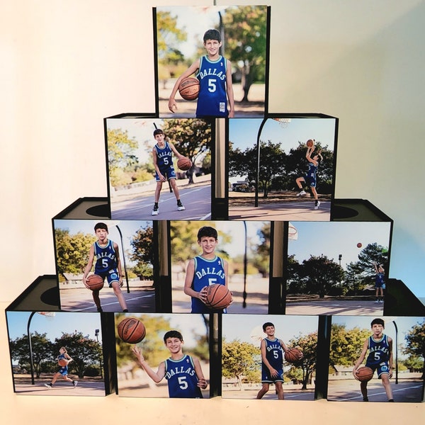 Photo Cube Centerpieces - Custom Photo Cube Event Decor
