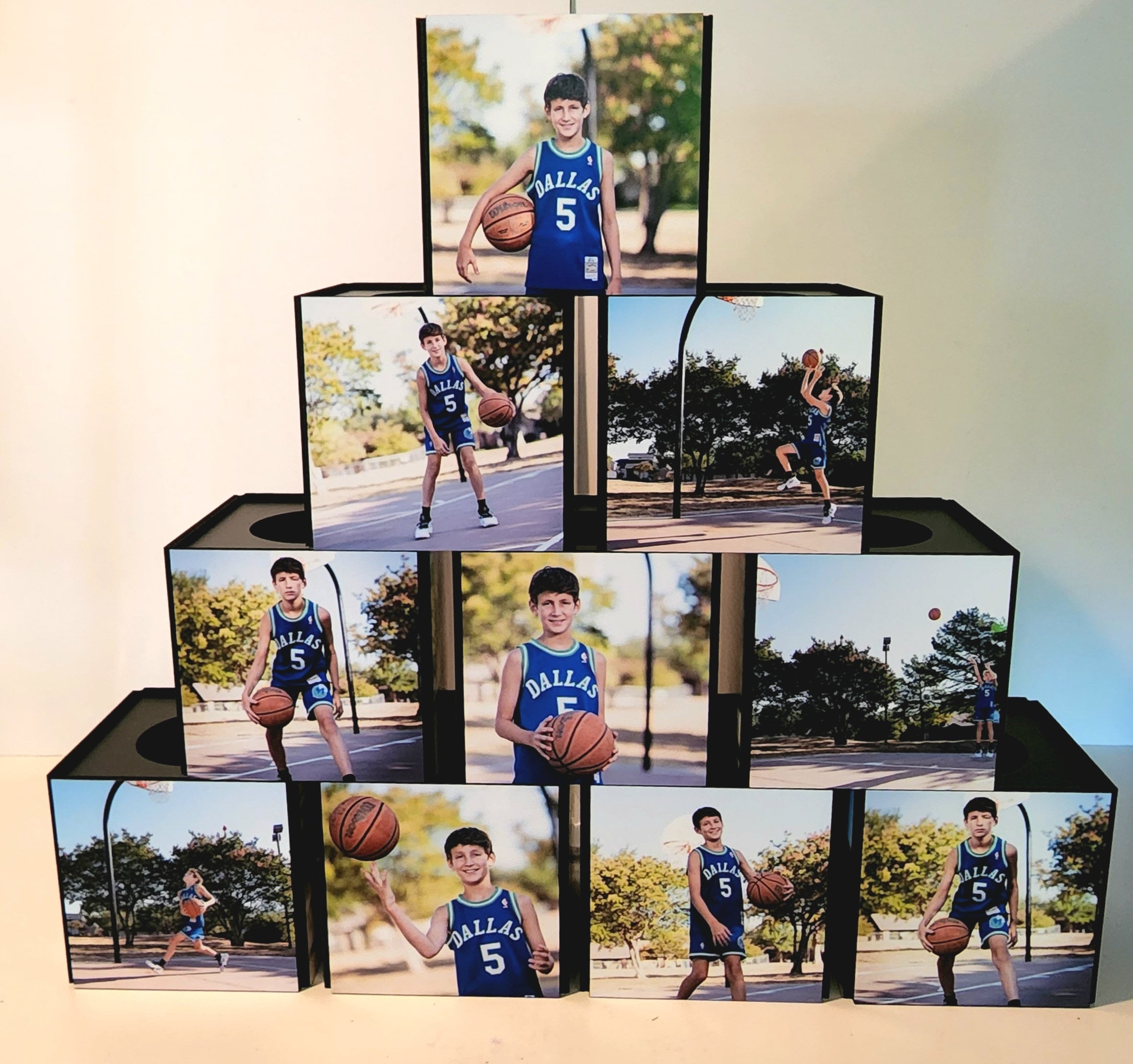 Photo Cube Centerpieces - Custom Photo Cube Event Decor