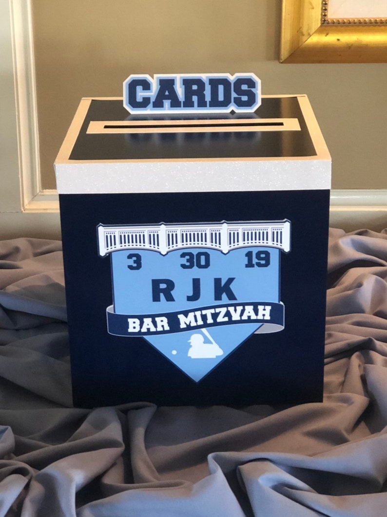 Logo themed Quinceaneras Mitzvahs Sweet Sixteens Gift Card Box