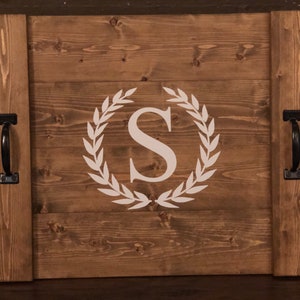 Farmhouse Stove Top Cover Wood Noodle Board image 3