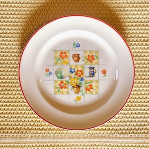 Vintage Clamwood Ivory Plate
