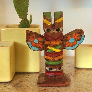 トーテムポール　置物　アメリカ　ヴィンテージ　ビンテージ トーテムポール 置物 アメリカ ヴィンテージ ビンテージ 2025年最新