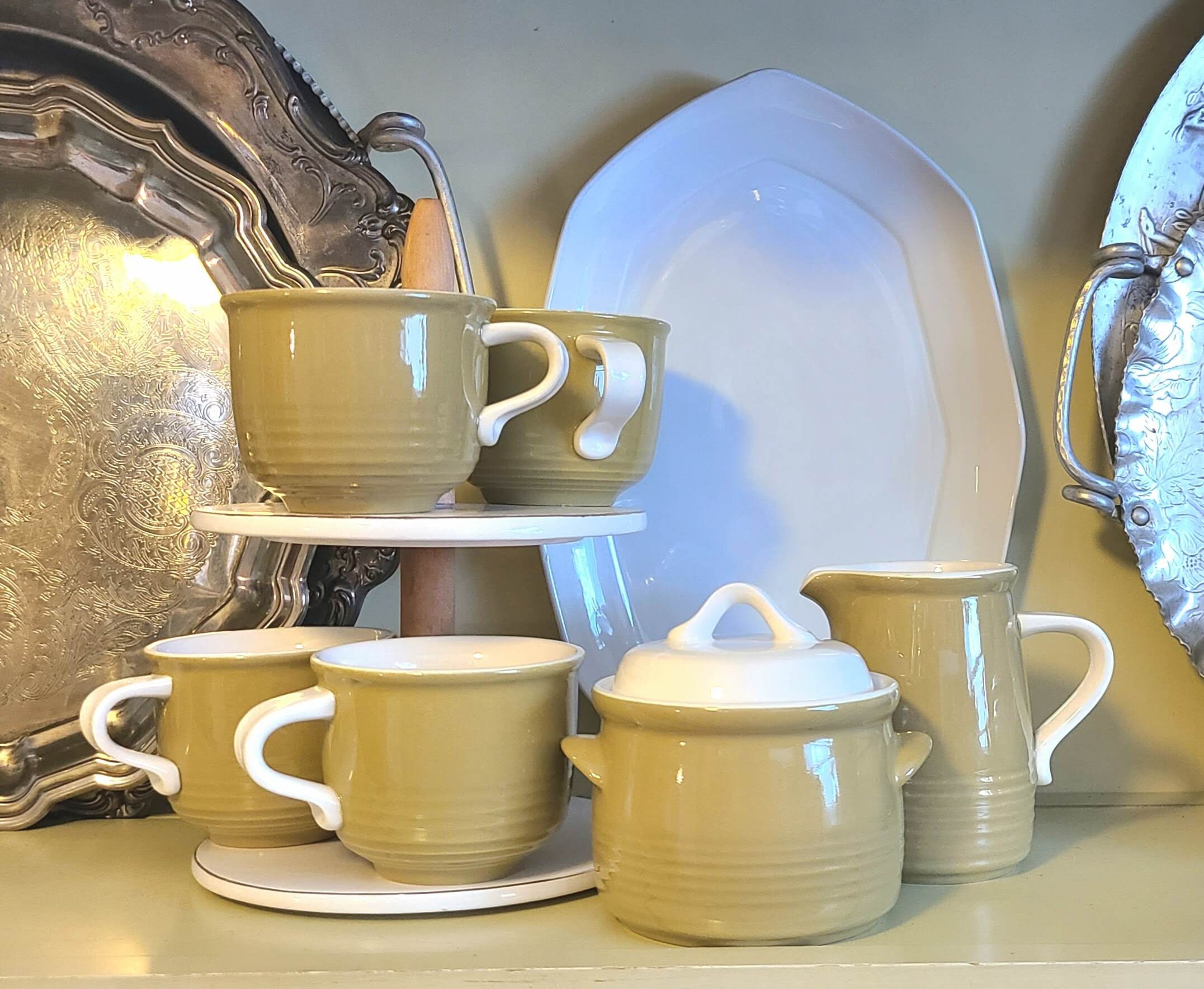 Kitchen & Dining Dining & Serving Vintage Mikasa Stoneware Sugar and