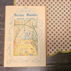 Vintage DR DOOLITTLE by Hugh Lofting / Junior Deluxe Editions