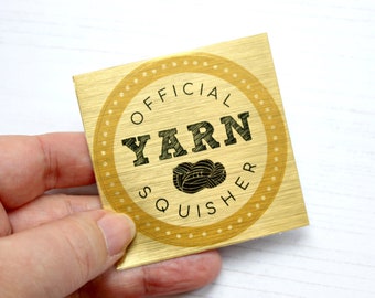 Lieber Ewe | Einzelner offizieller Yarn Squisher Aufkleber | Metallic Sticker, Vinyl Garn Aufkleber, Häkeler, Häkeln Aufkleber, Stricken, Stricker, Garn