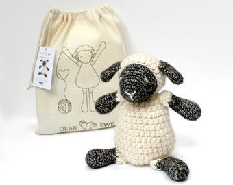 Dear Ewe | Little Ewe Amigurumi Crochet Kit, Crochet Kit, Amigurumi Kit, Crochet Sheep, Amigurumi Sheep, Crochet Kit UK, DIY crochet kit