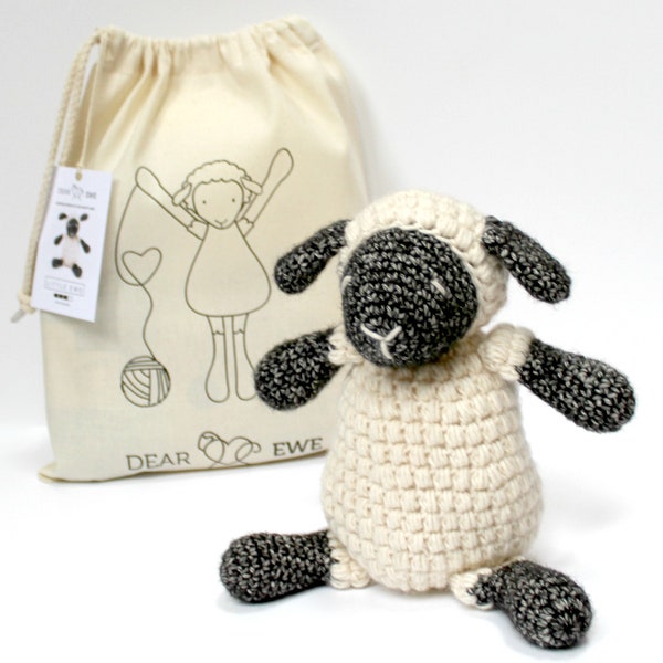 Dear Ewe | Little Ewe Amigurumi Crochet Kit, Crochet Kit, Amigurumi Kit, Crochet Sheep, Amigurumi Sheep, Crochet Kit UK, DIY crochet kit