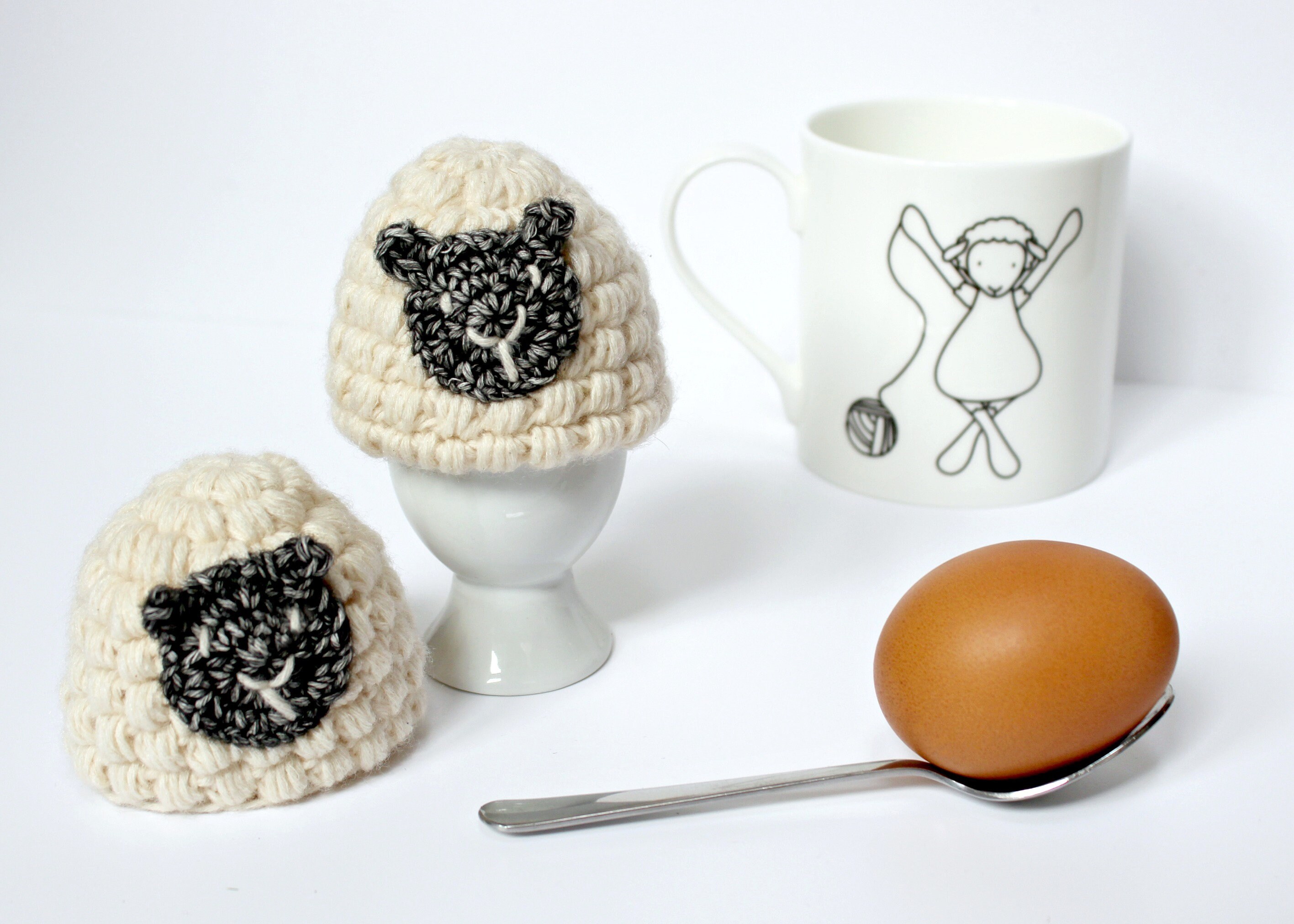 Ewe Pattern Dear Ewe Crochet | Eggs for Ewe - Pattern Only, Crochet Sheep Egg Cosy ...