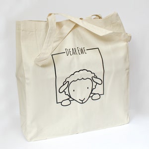 Lieber Ewe | Lieber Ewe Große Henkeltasche, Häkeln Projekttasche, Stricken Projekttasche, Geschenk für Häkler, Geschenk für Strickerin, Häkeln Projekttasche UK
