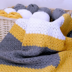 Dear Ewe Crochet Pattern | Don&#39;t Box Me In Blanket Pattern, baby blanket pattern, easy crochet blanket, lap blanket pattern, pdf pattern