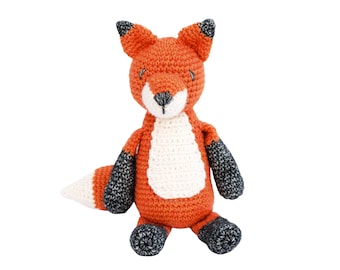 Dear Ewe Crochet | Flynn the Fox Amigurumi - Pattern Only, crochet fox, fox amigurumi pattern, fox pattern - Instant Digital Download PDF