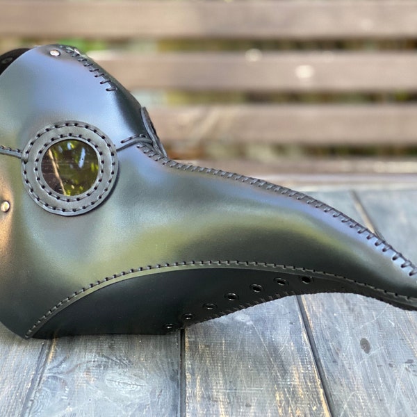 Plague Doctor Mask - Leather Plague Doctor Mask - Plague Doctor Costume - Bubonic Plague Mask