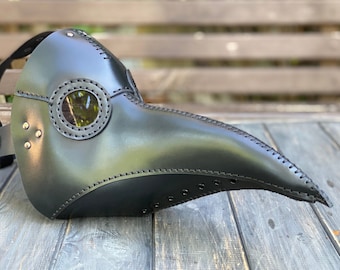 Plague Doctor Mask - Leather Plague Doctor Mask - Plague Doctor Costume - Bubonic Plague Mask