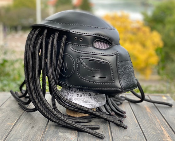 Leather Predator Mask Predator Mask Leather Mask 