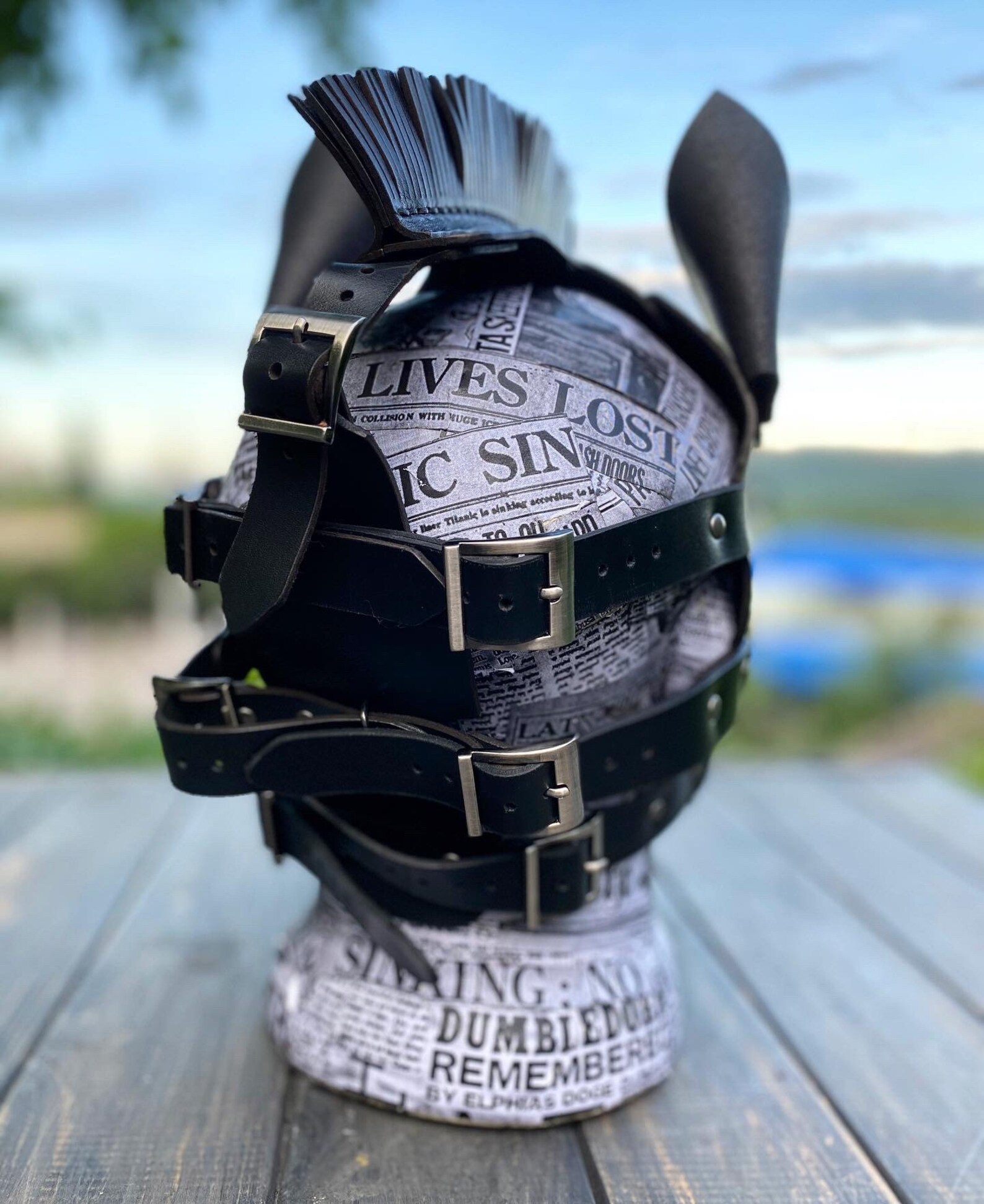 Horse Head Leather Mask Pony Play Mask Leather Pony Hood Etsy