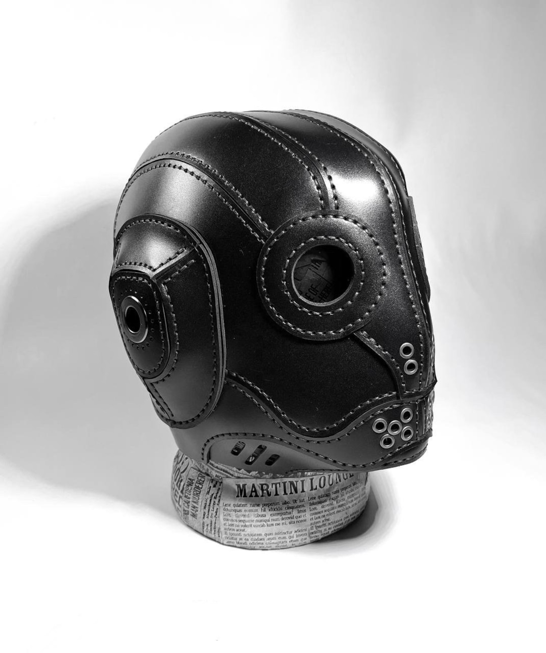 Geiths Mask Black Leather Mask, BDSM Mask, Fetish Mask, Steampunk Mask - Etsy