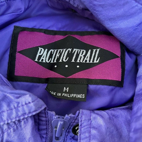 Vintage Pacific Trail Womens Nylon Hooded Windbre… - image 5